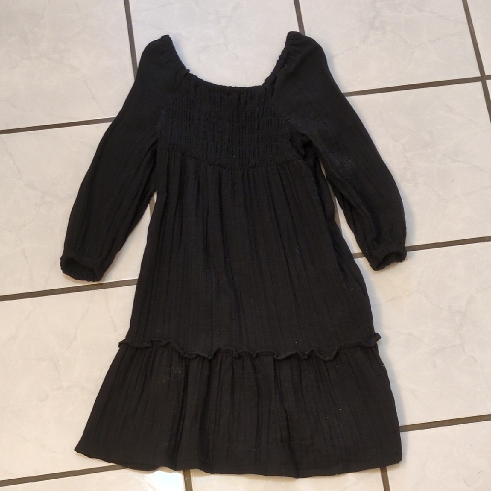 Old Navy Black Ruffled Tiered Sundress